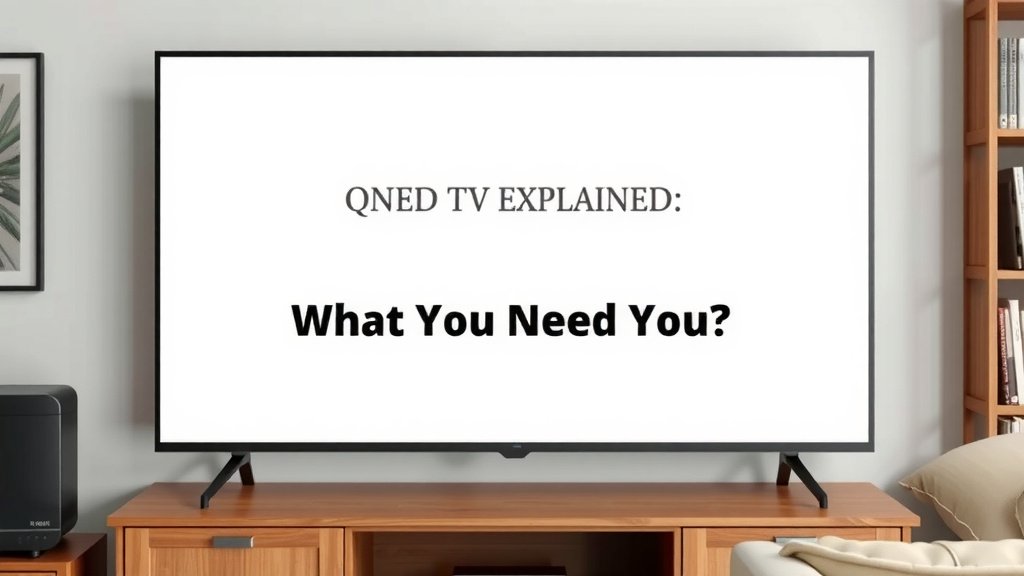 QNED TV Explained: What You Need to Know