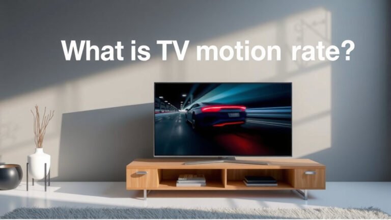 What is TV Motion Rate Explained Simply