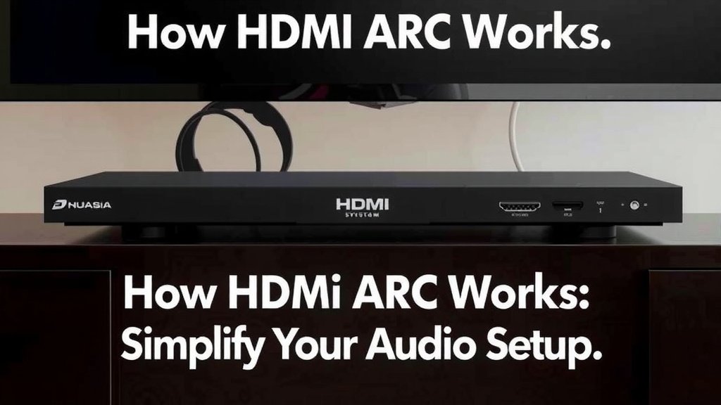 Understanding How HDMI ARC Simplifies Your Audio Setup