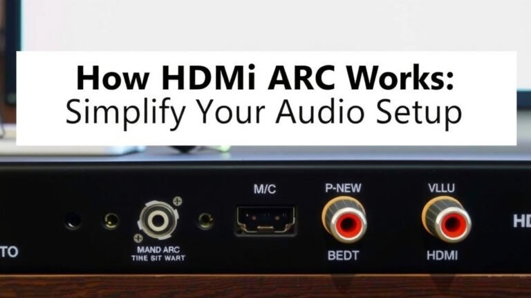 How HDMI ARC Works: Simplify Your Audio Setup