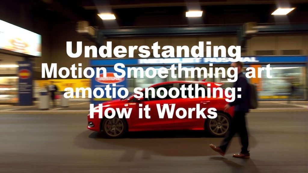 Understanding Motion Smoothing: How It Works