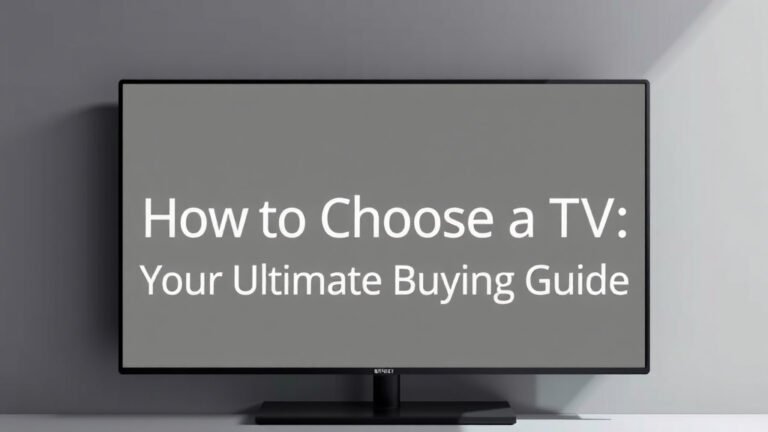 How to Choose a TV: Your Ultimate Buying Guide