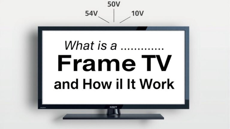 What is a Frame TV and How Does It Work