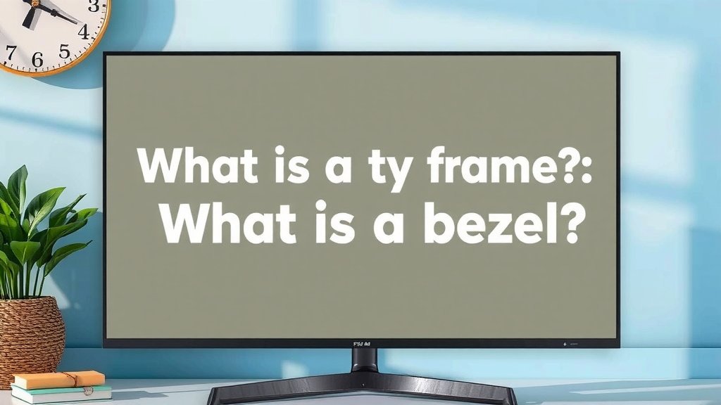 Understanding Your TV's Frame: What Is a Bezel?