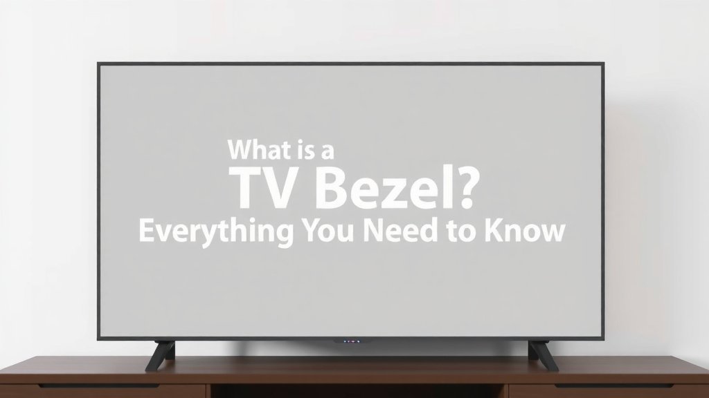 What is a TV Bezel? Everything You Need to Know