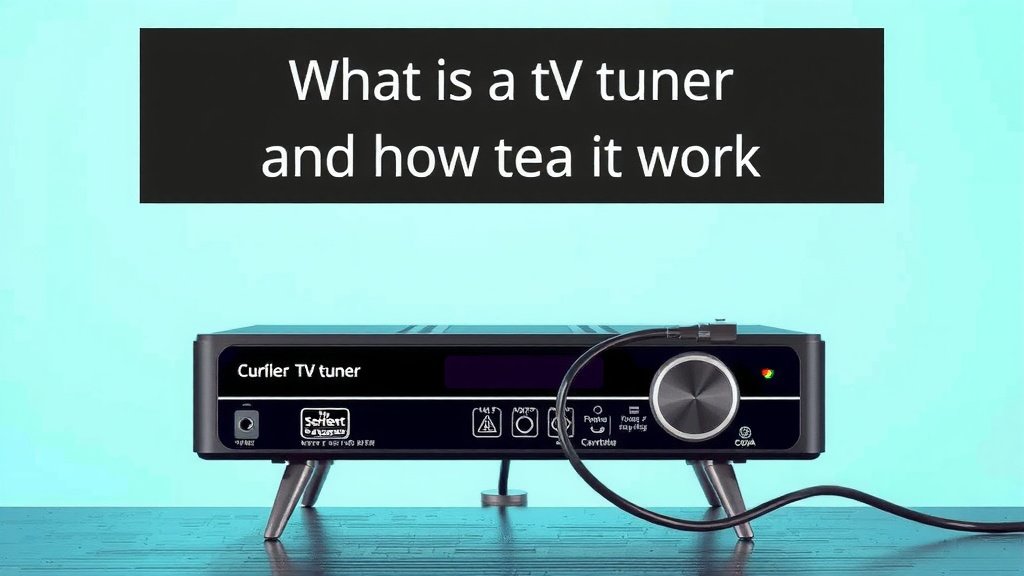 What is a TV tuner and how does it work