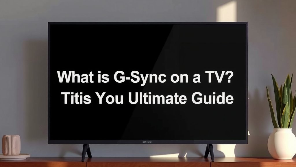 What is G-Sync on a TV? Your Ultimate Guide