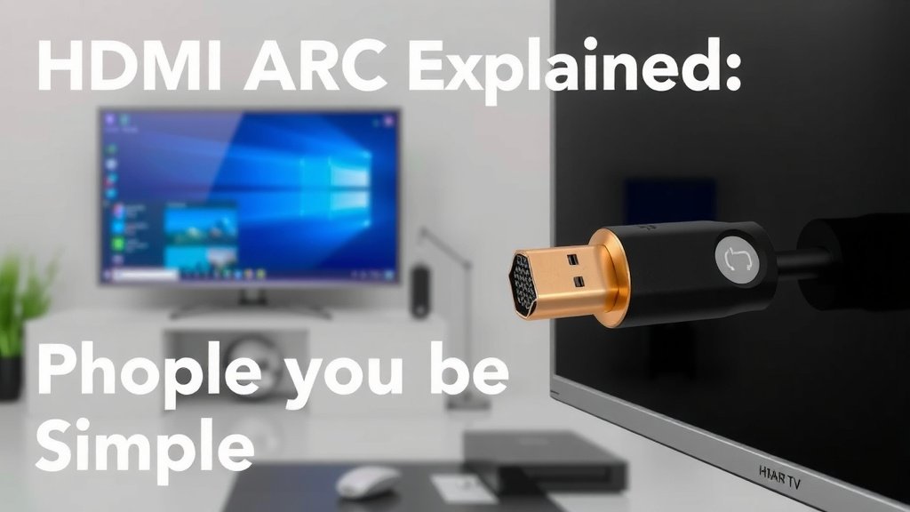 HDMI ARC Explained: Better TV Audio Made Simple