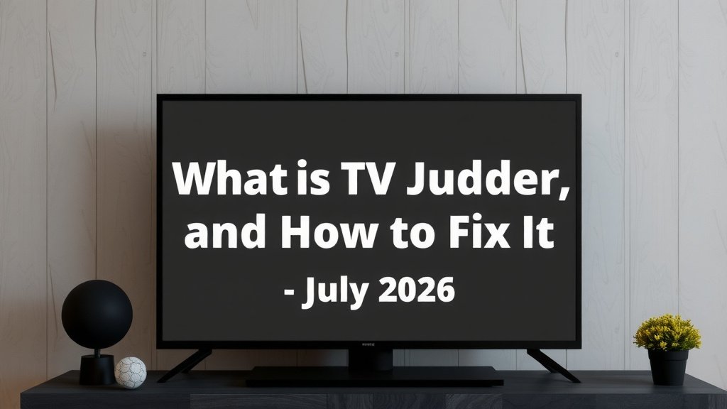 What is TV Judder and How to Fix It July 2026