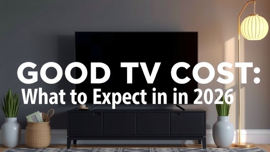 Good TV Cost: What to Expect in 2026