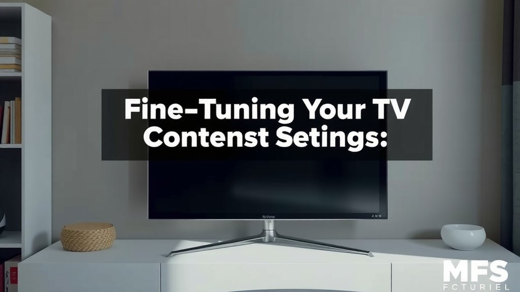 Fine-Tuning Your TV's Contrast Settings