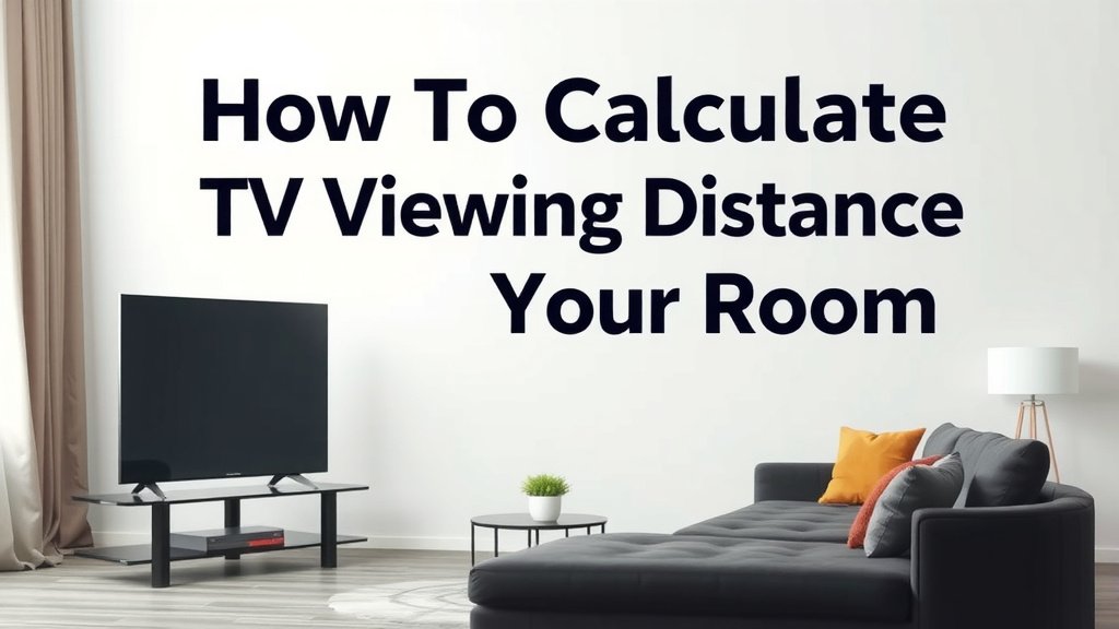 Calculate Perfect TV Viewing Distance for Your Room