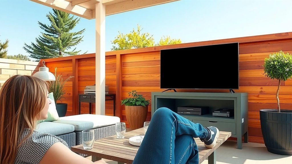 Selecting the Ideal Outdoor TV for Your Space