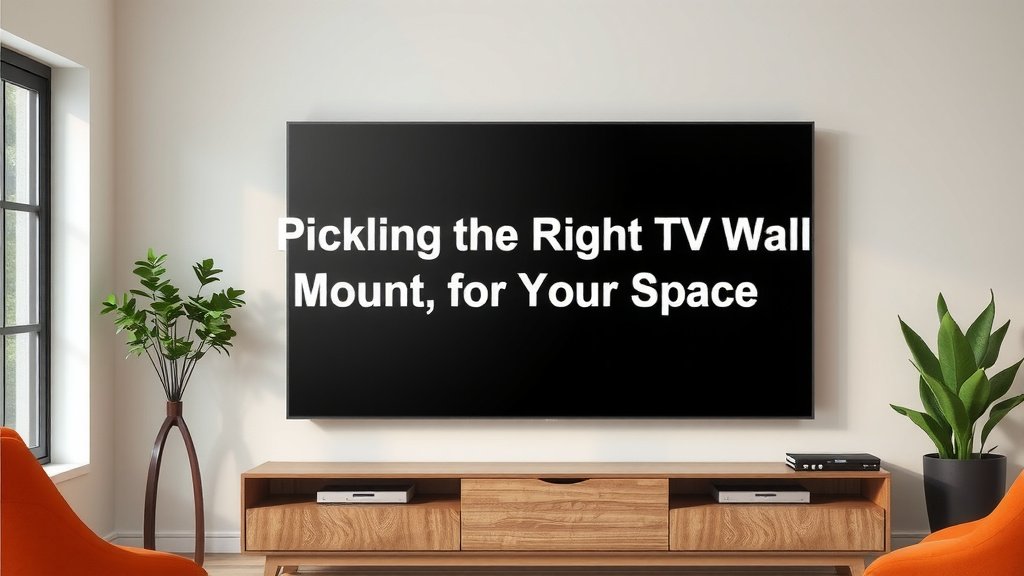 Picking the Right TV Wall Mount for Your Space