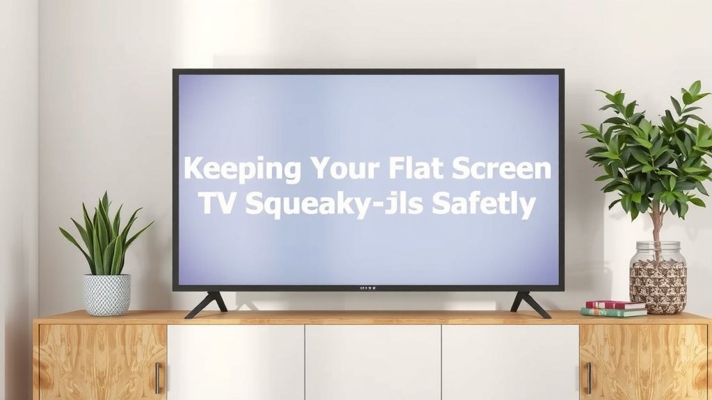 Keeping Your Flat Screen TV Squeaky Clean Safely
