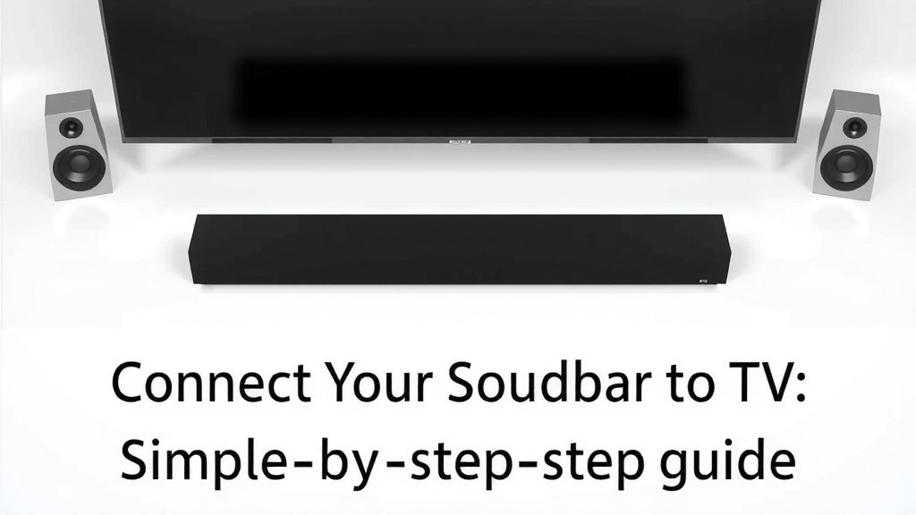Connect Your Soundbar to TV: Simple Step-by-Step Guide