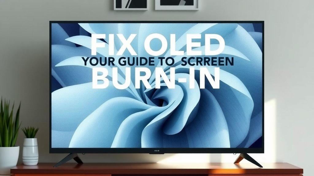 Fix OLED Burn In: Your Guide to Screen Restoration