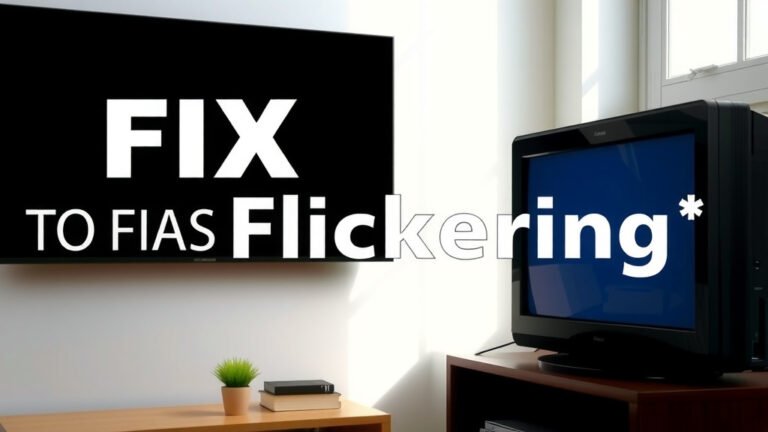 Fix TV Flickering: Causes and Easy Solutions
