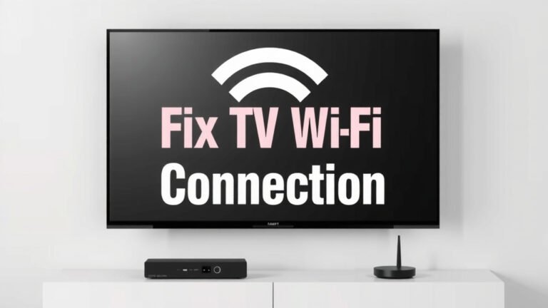 Fix TV Wi-Fi Connection: Step-by-Step Guide