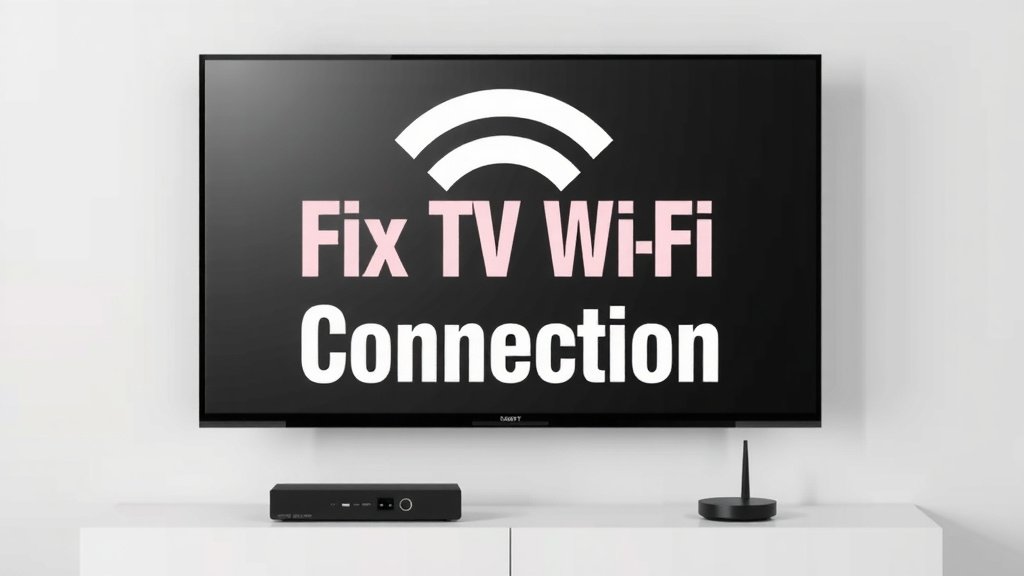 Fix TV Wi-Fi Connection: Step-by-Step Guide