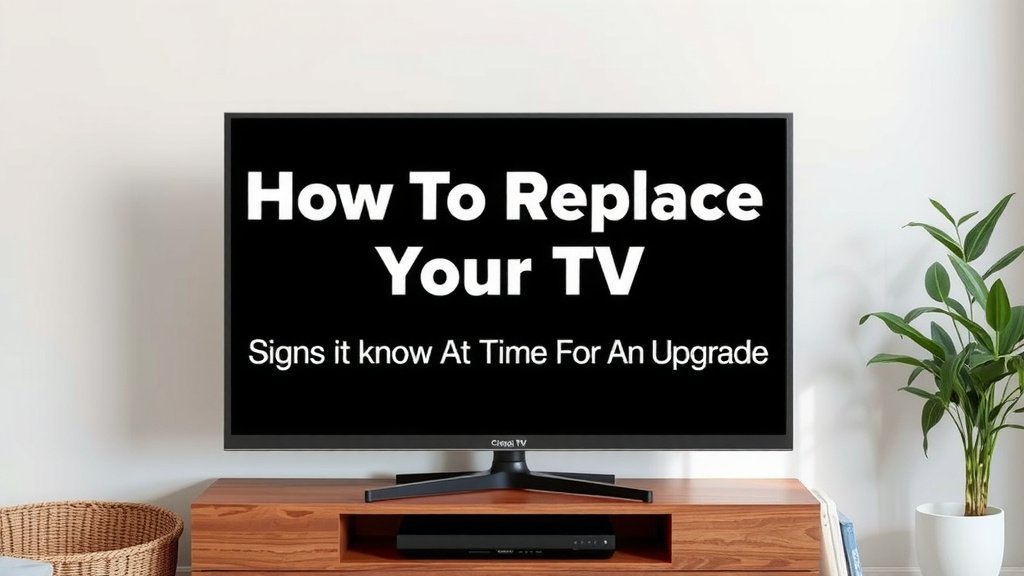 When To Replace Your TV: Signs It's Time For An Upgrade