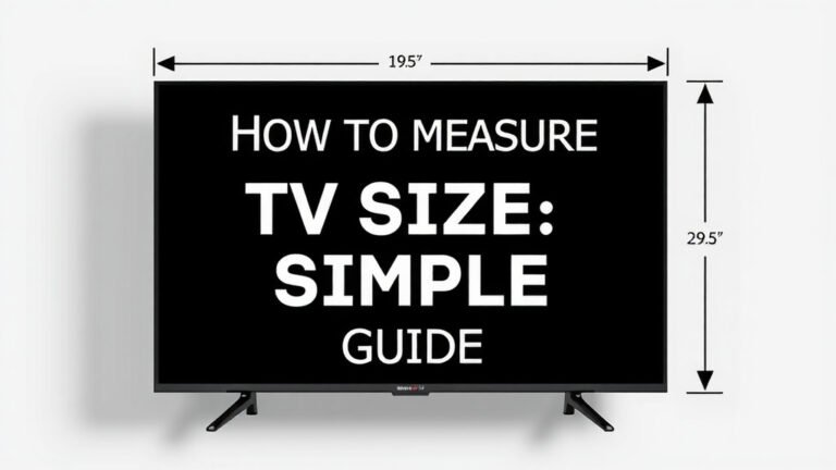 How to Measure TV Size: A Simple Guide