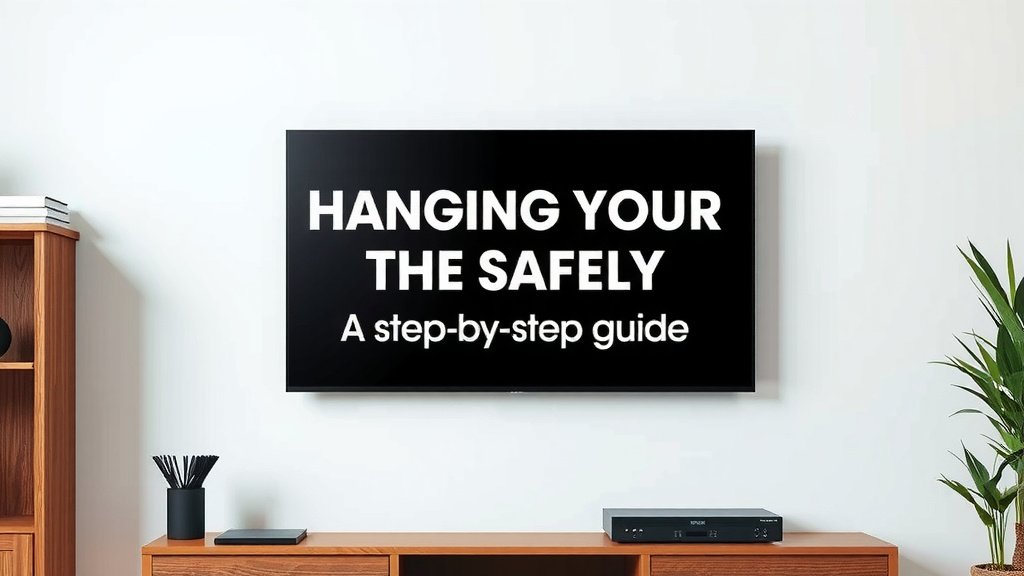 Hanging Your TV Safely: A Step-by-Step Guide