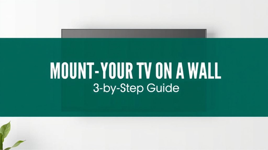 Mount Your TV on the Wall: A Step-by-Step Guide