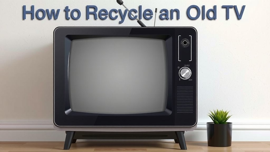 How to Recycle an Old TV Responsibly in 2026