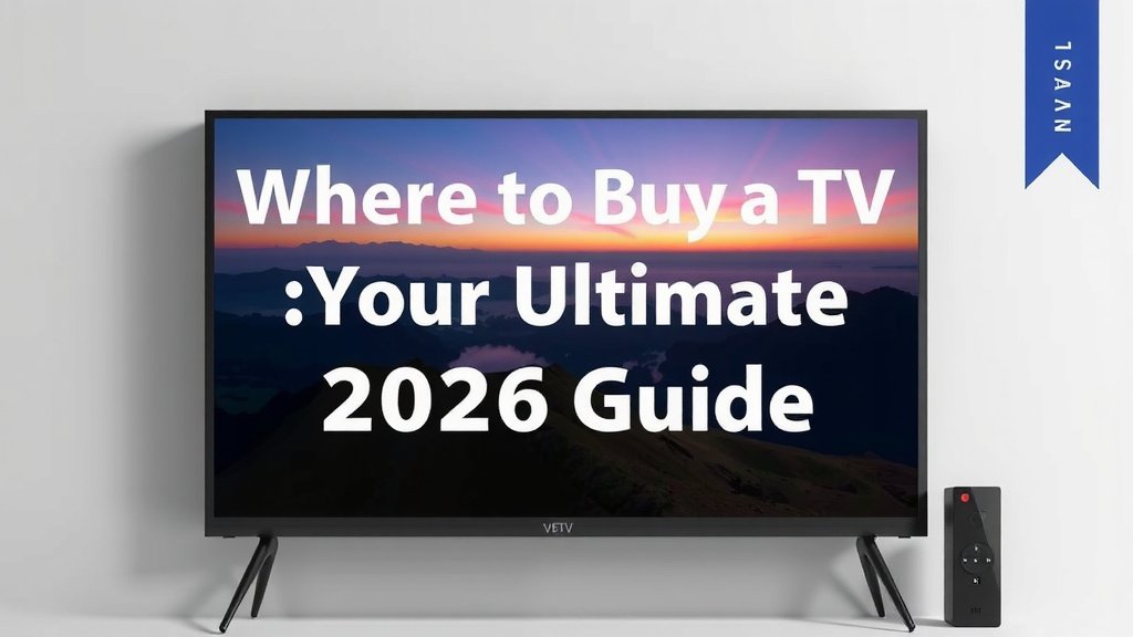 Where to Buy a TV: Your Ultimate 2026 Guide