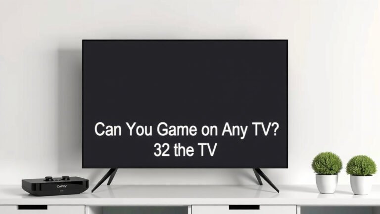 Can You Game on Any TV? Your Ultimate Guide