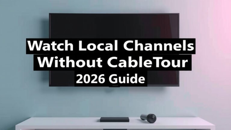 Watch Local Channels Without Cable: Your 2026 Guide