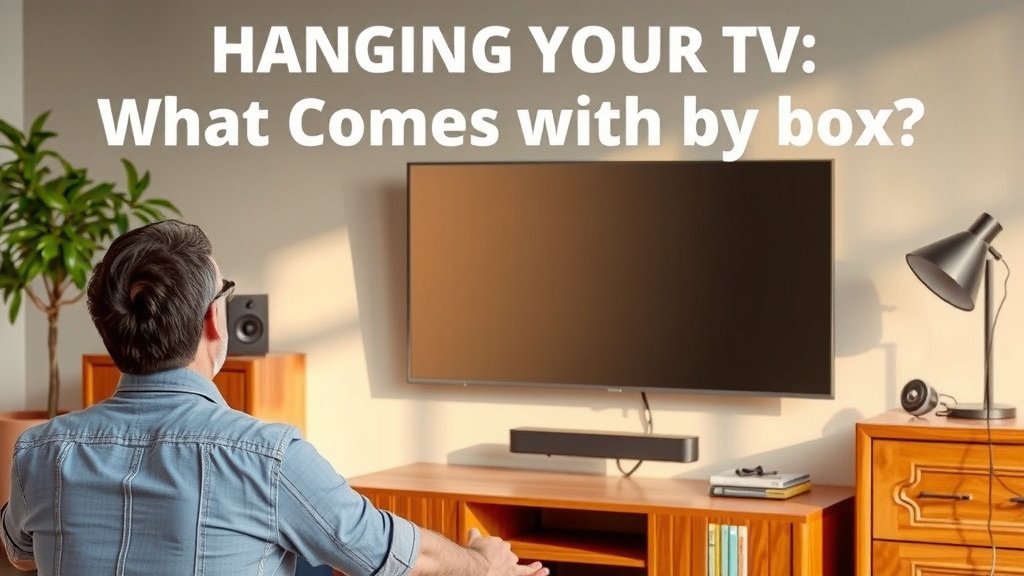 Hanging Your TV: What Comes in the Box?
