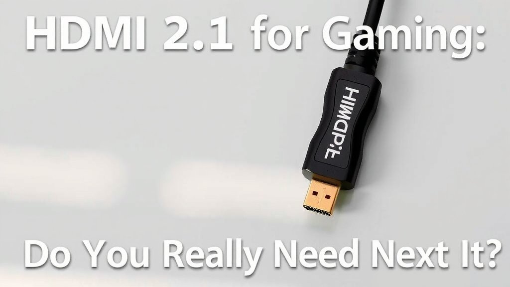 HDMI 2.1 for Gaming: Do You Really Need It