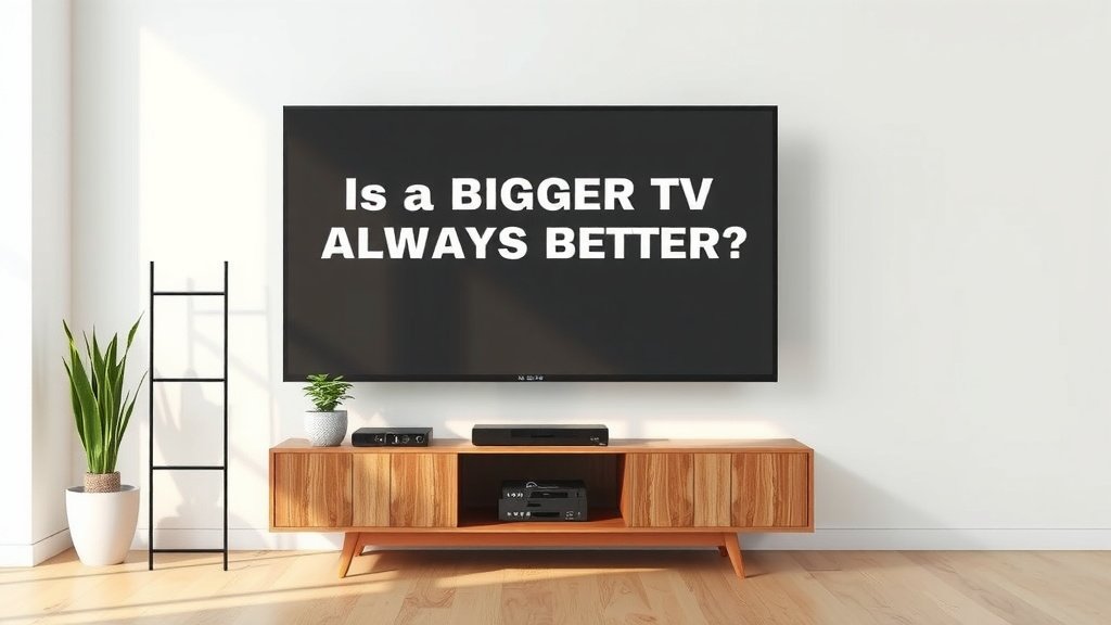 Is a Bigger TV Always Better? The Truth Revealed