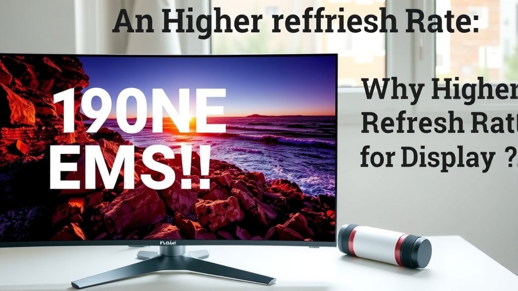 Why a Higher Refresh Rate Matters for Your Display