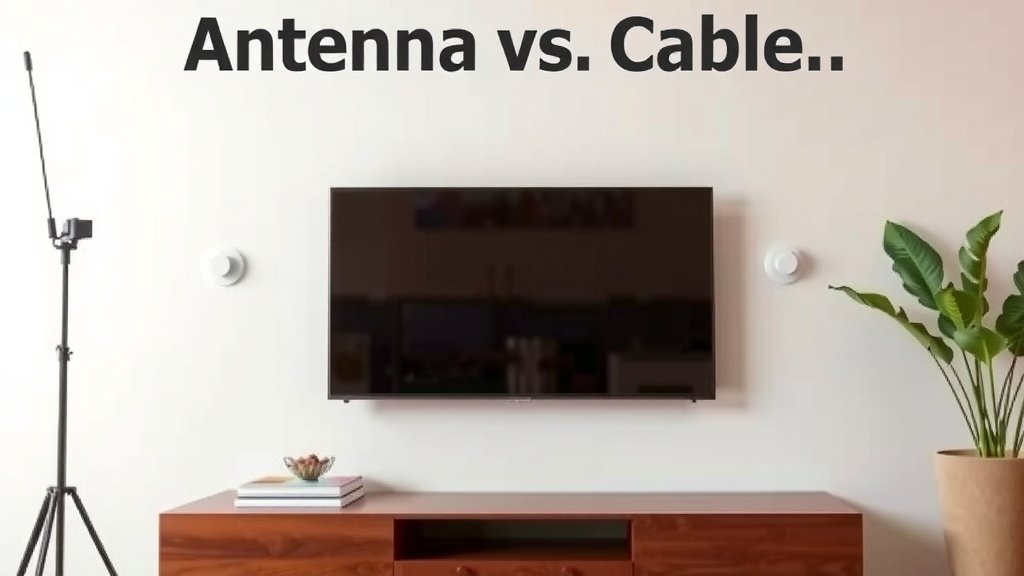 Antenna vs. Cable: Which TV Option is Right for You?