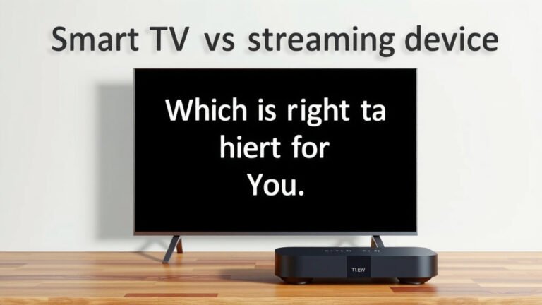 Smart TV vs Streaming Device: Which Is Right For You