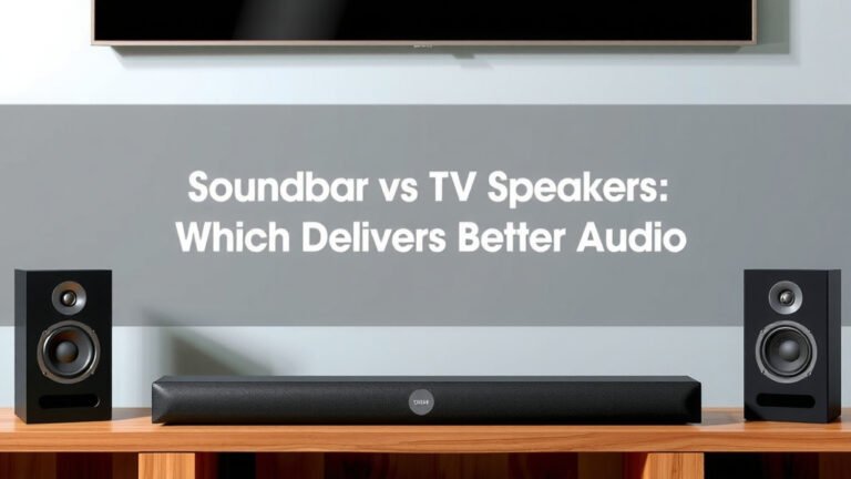 Soundbar vs TV Speakers: Which Delivers Better Audio