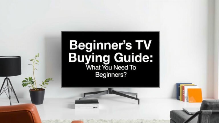 Beginner's TV Buying Guide: What You Need to Know