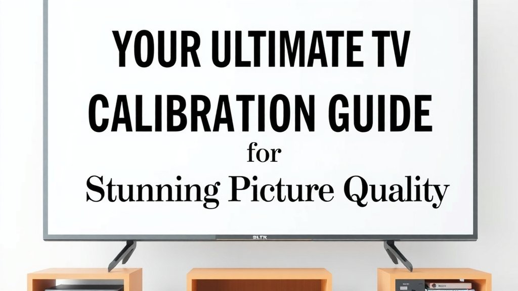 Your Ultimate TV Calibration Guide for Stunning Picture Quality