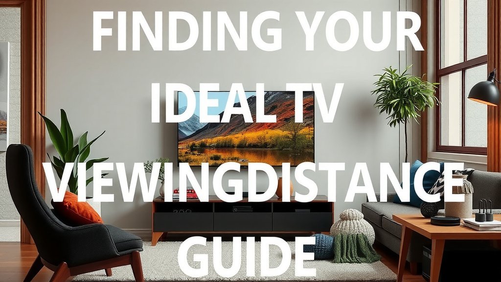 Finding Your Ideal TV Viewing Distance