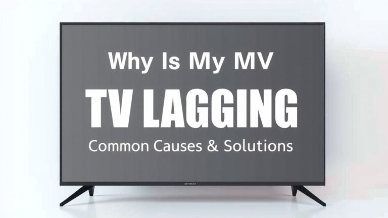 Why Is My TV Lagging? Common Causes & Solutions