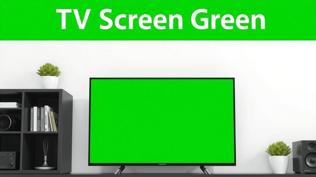 TV Screen Green: Troubleshooting Common Causes