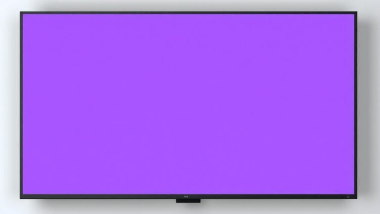 Troubleshoot Your TV Screen: Why Is It Purple