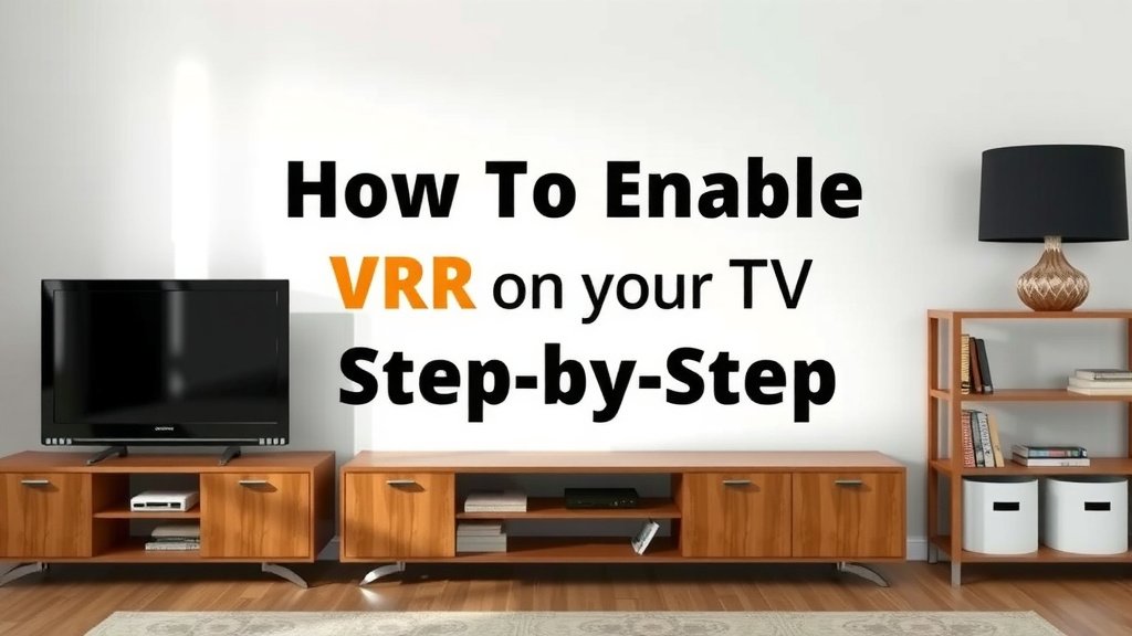 Turning On VRR on Your TV Step by Step