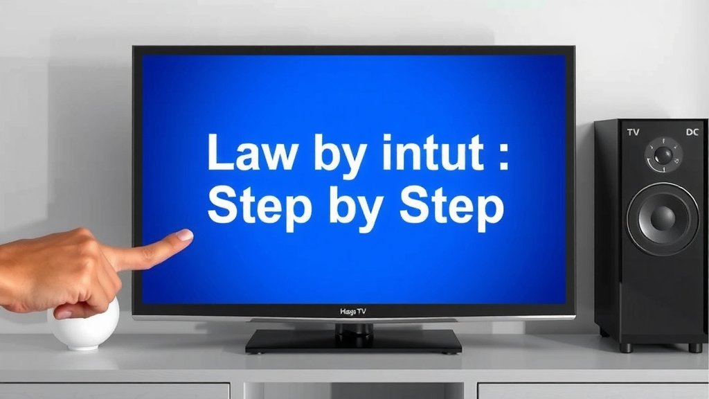 Changing TV Inputs Step by Step