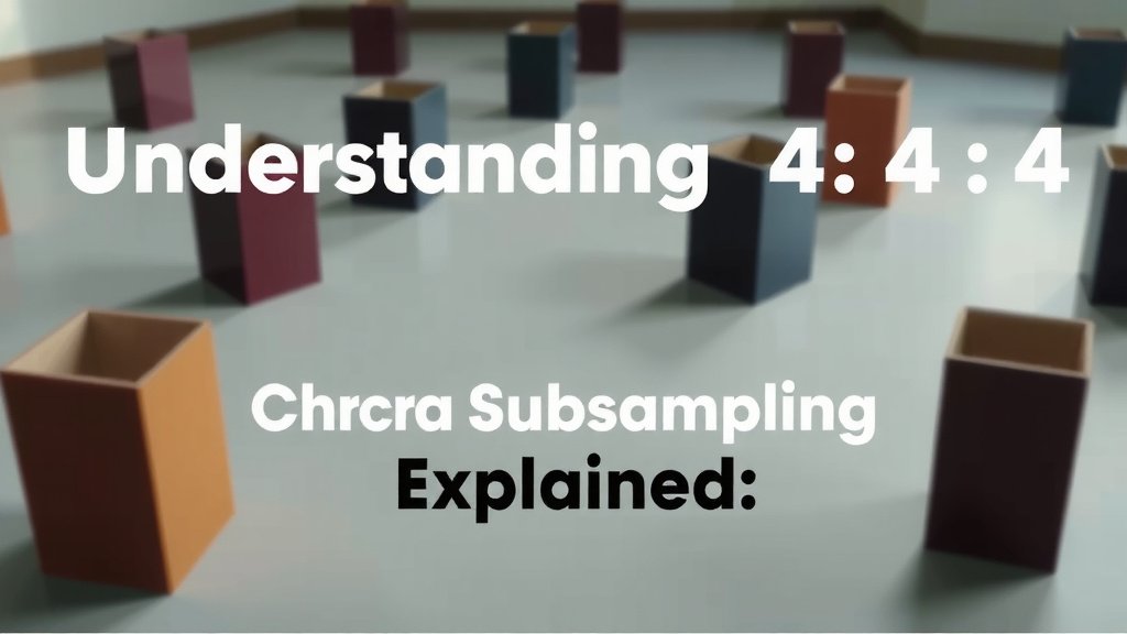 Understanding 4:4:4 Chroma Subsampling Explained