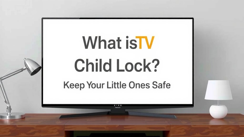 What Is TV Child Lock: Keep Your Little Ones Safe