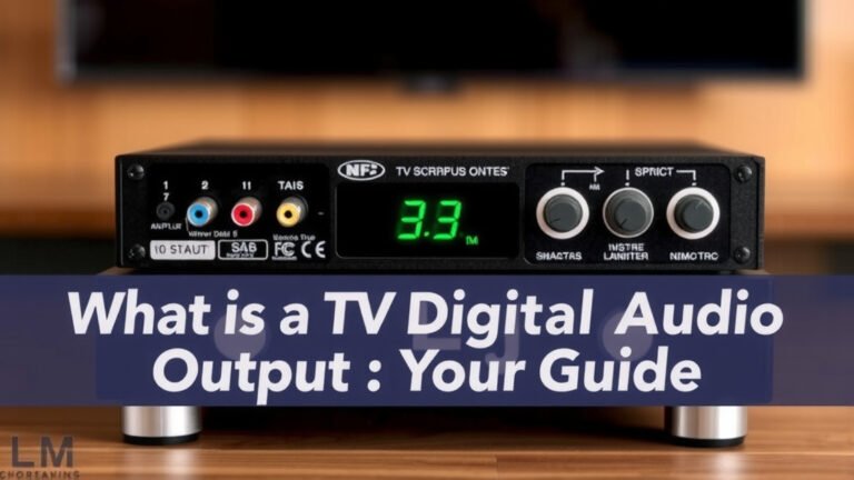 What is a TV Digital Audio Output: Your Guide